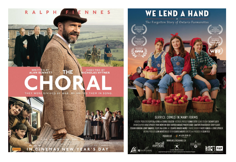 The Choral on February 16 and We Lend a Hand in March are two of the upcoming movies in the Little Film Fest on the Prairies. 